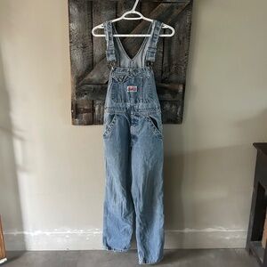 Vintage IKEDA Light Wash Denim Overalls - Size Extra Small